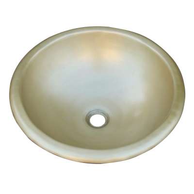 The brass bathroom sink / brass round basin sink